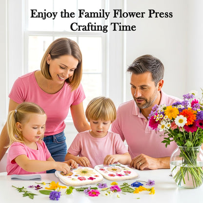 Aboofx Microwave Flower Press Kit, 6.3 x 6.3 inch(16x16cm) Quick Drying Flowers Pressing Kit, Flower Press for Adults, Pressed Flowers Plant Wedding Bouquet Preservation for DIY Arts Crafts Lovers