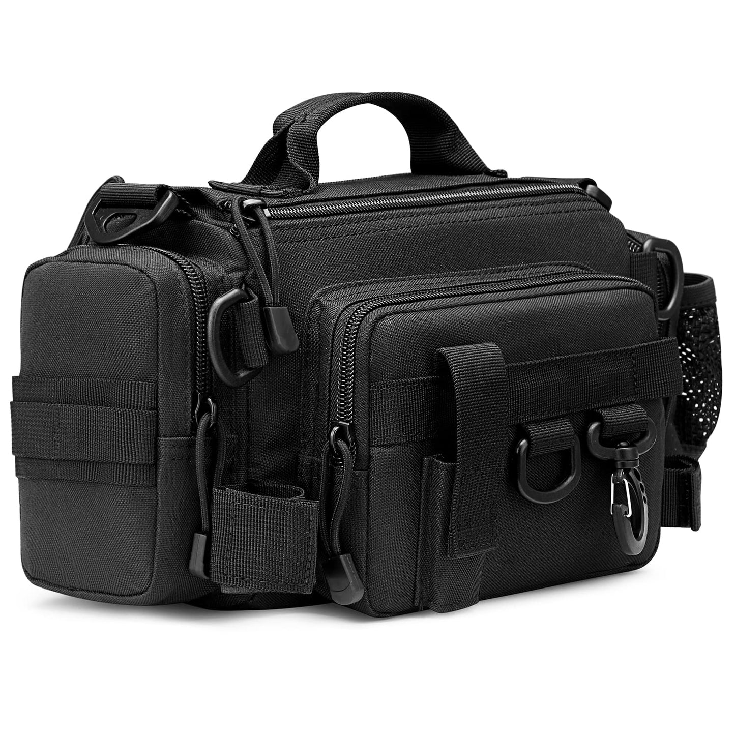 G4Free Sling Fishing Tackle Bag, Outdoor Fishing Storage Pack, Water-Resistant Fishing Bag Cross Body Sling Bag