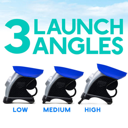 Franklin Pet Supply Co. Ready Set Fetch Automatic Tennis Ball Launcher Dog Toy - Electronic Thrower for Fetch + Playtime - Launches up to 40 Feet - Official Size