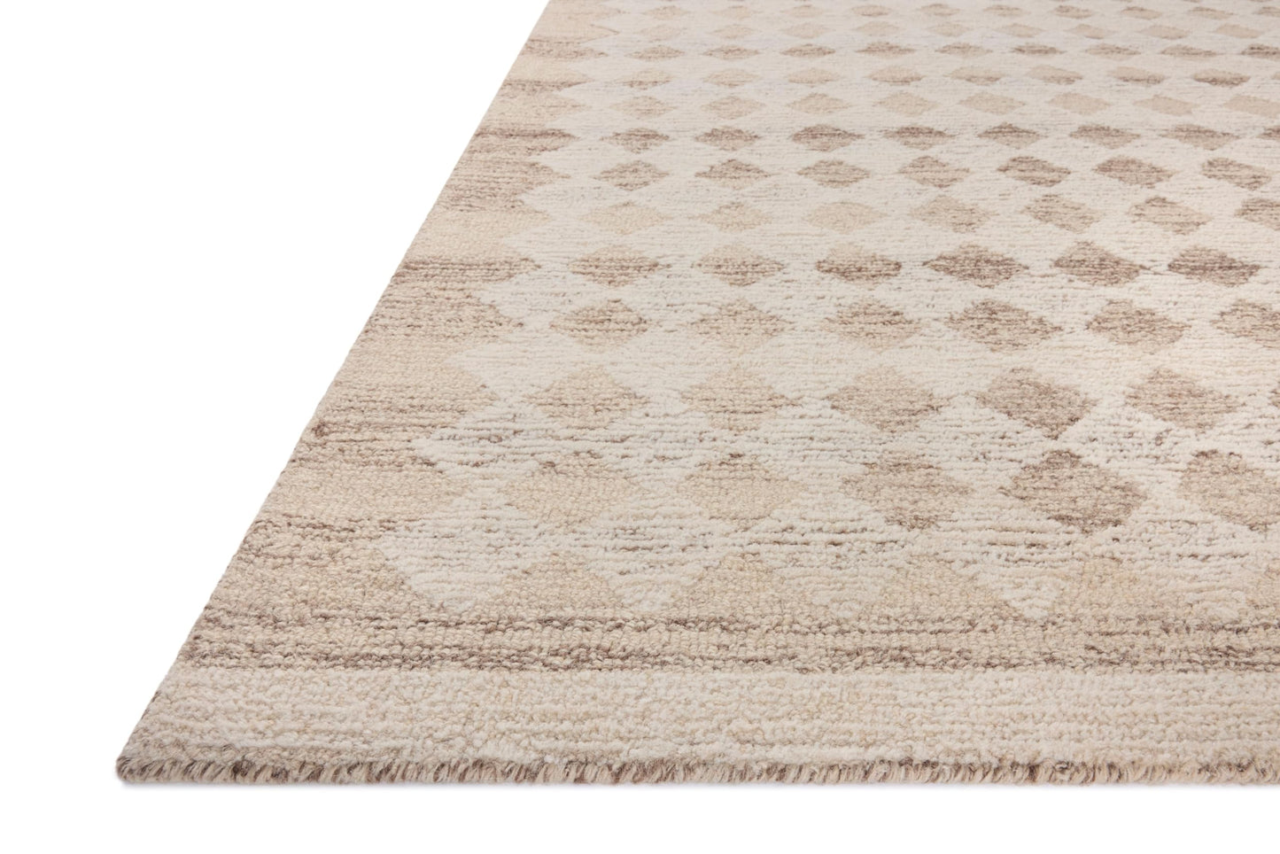 Loloi Magnolia Home by Joanna Gaines Rae Collection RAE-04 Natural/Ivory 7'-9" x 9'-9" Area Rug