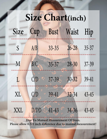 Avidlove Women Pjs Sets Cami Pajama Set With Shorts Sexy PJ Lace Trim Sleepwear (Black Halloween, Medium)