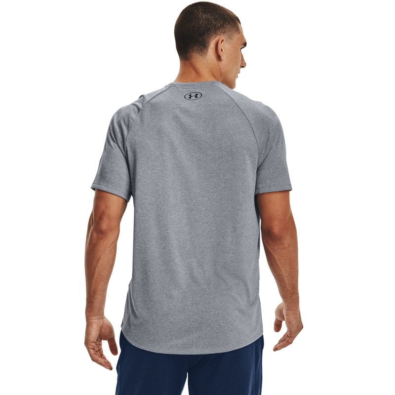 Under Armour Men's Tech 2.0 Short-Sleeve T-Shirt , Steel Light Heather (036)/Black, Medium