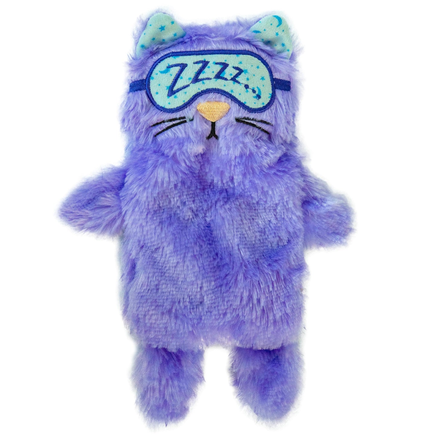 Catstages Purr Pillow Kitty Calming Cat Toy with Touch-Activated Purring and Soft Plush, Purple - Helps Reduce Stress & Provide Anxiety Relief for Cats, X-Large