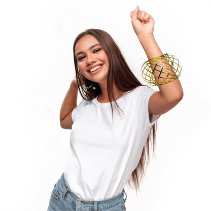 Digital Energy Kinetic Educational Spring Toy - Multi Sensory Interactive 3D Shaped Flow Ring ()