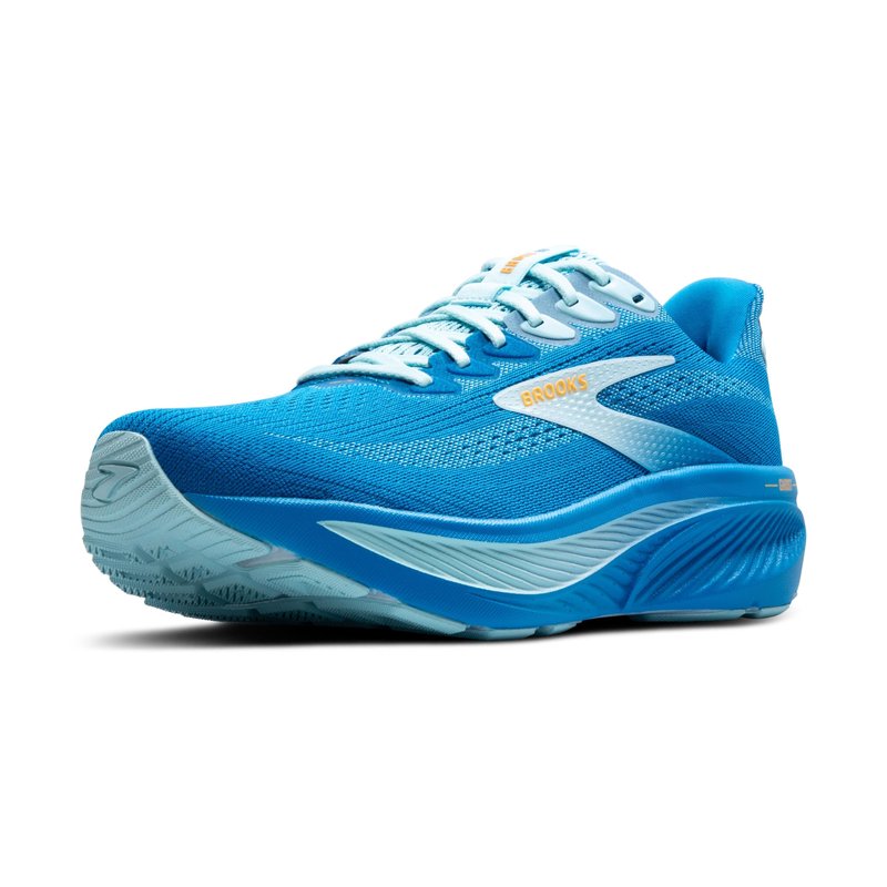 Brooks Men’s Ghost 17 Neutral Running Shoe - Cloissone/Blue/Orange - 9.5 Medium