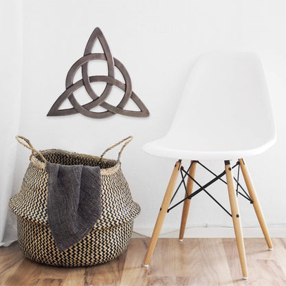 Super Z Outlet Resin Celtic Trinity Knot Wall Art for Home Decoration, Religious Communion Baptism Gifts, Churches