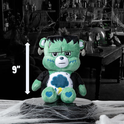 Care Bears Universal Monsters 9" Fun Size Plush - Grumpy as Frankenstein - Soft, Huggable Plushie, Stuffed Animal for Girls and Boys, Ages 4+