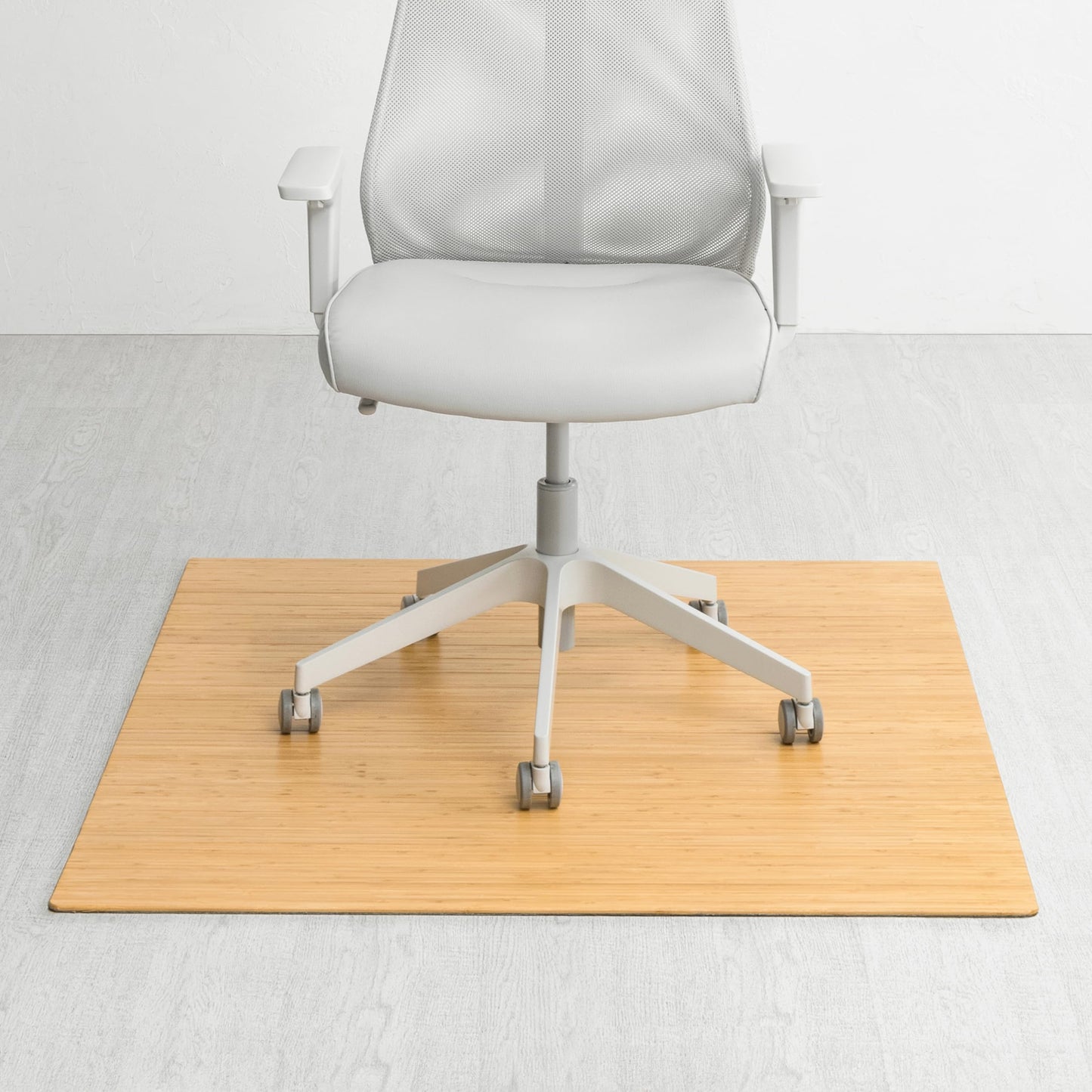 Anji Mountain Office Chairmat Thickest & Sturdy Bamboo Chairmats Highly Premium Quality Anti-Slip Heavy Duty For Multi-Purpose Hardwood Floor Office & Home Floor Protector Office Chair mat-5mm Thick