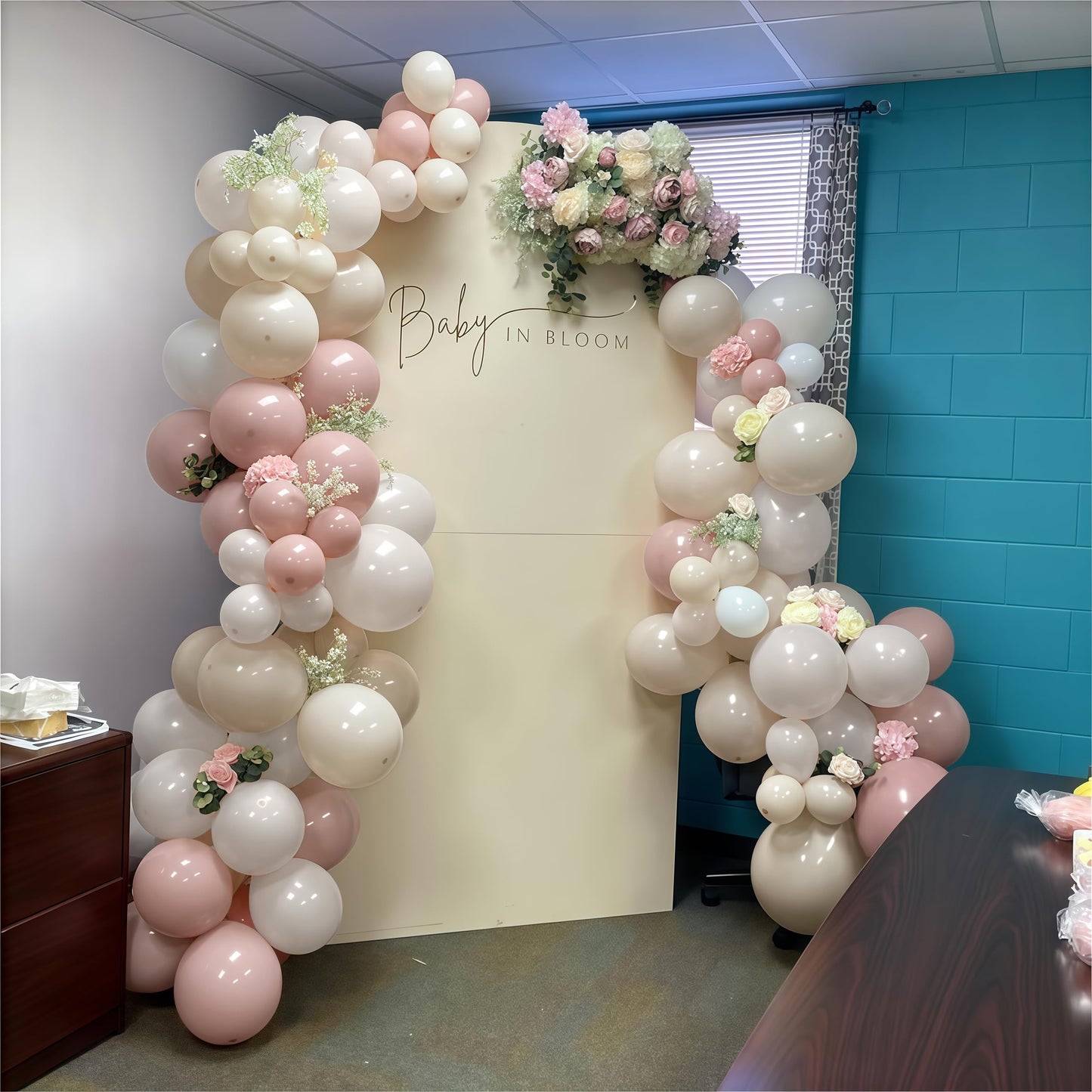 Nude Dusty Pink Balloons Set, 60Pcs 12 Inch Retro Blush Pink Apricot Helium Balloon with Beige White Champagne Gold Latex Neutral Balloons for Birthday Wedding Baby Bridal Shower Party Decorations