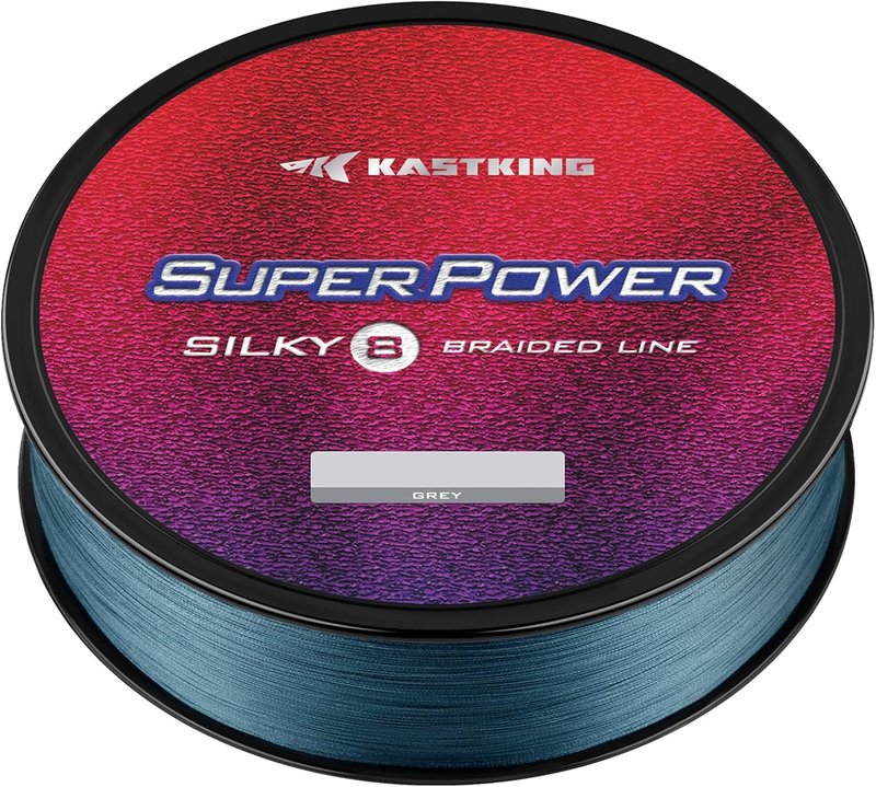 KastKing SuperPower Braided Fishing Line - Abrasion Resistant, Zero Stretch | Smaller Diameter, 300 Yards