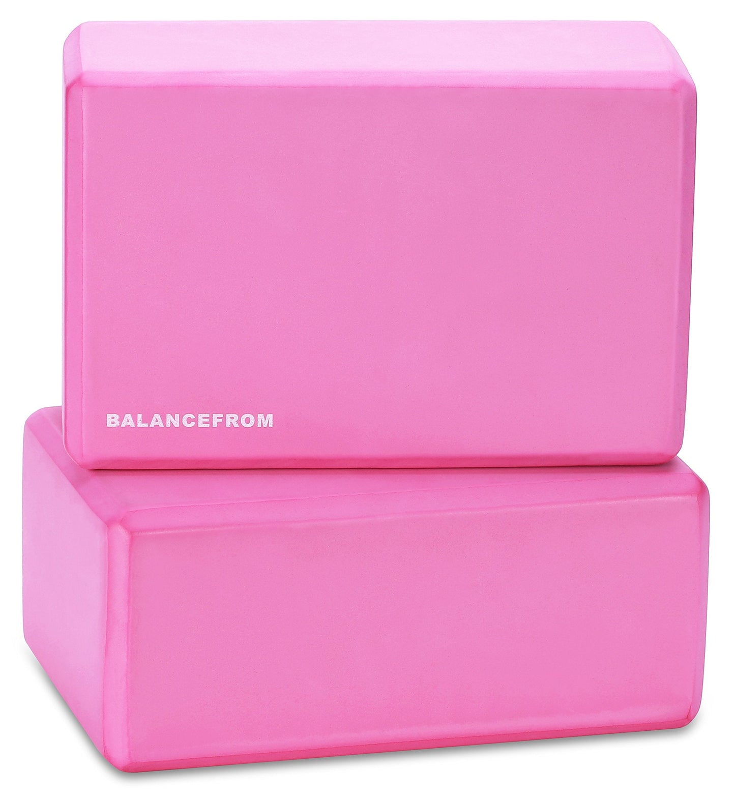 Fitvids Set of 2 High Density Yoga Blocks, 9"x6"x4" Each, Pair, Multiple Colors