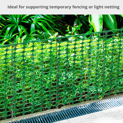 ANSIO Fencing Pin 1.2m Long 8mm Thick Steel Fencing Pins Road Pins Non-Galvanised Metal Pins for Temporary Outdoor Garden Decking & Fencing (10 Pack)