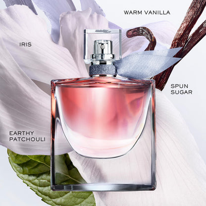 Lancôme La Vie Est Belle Eau de Parfum - Long Lasting Fragrance with Notes of Iris, Earthy Patchouli, Warm Vanilla & Spun Sugar - Floral & Sweet Women's Perfume, 1.7 Fl Oz