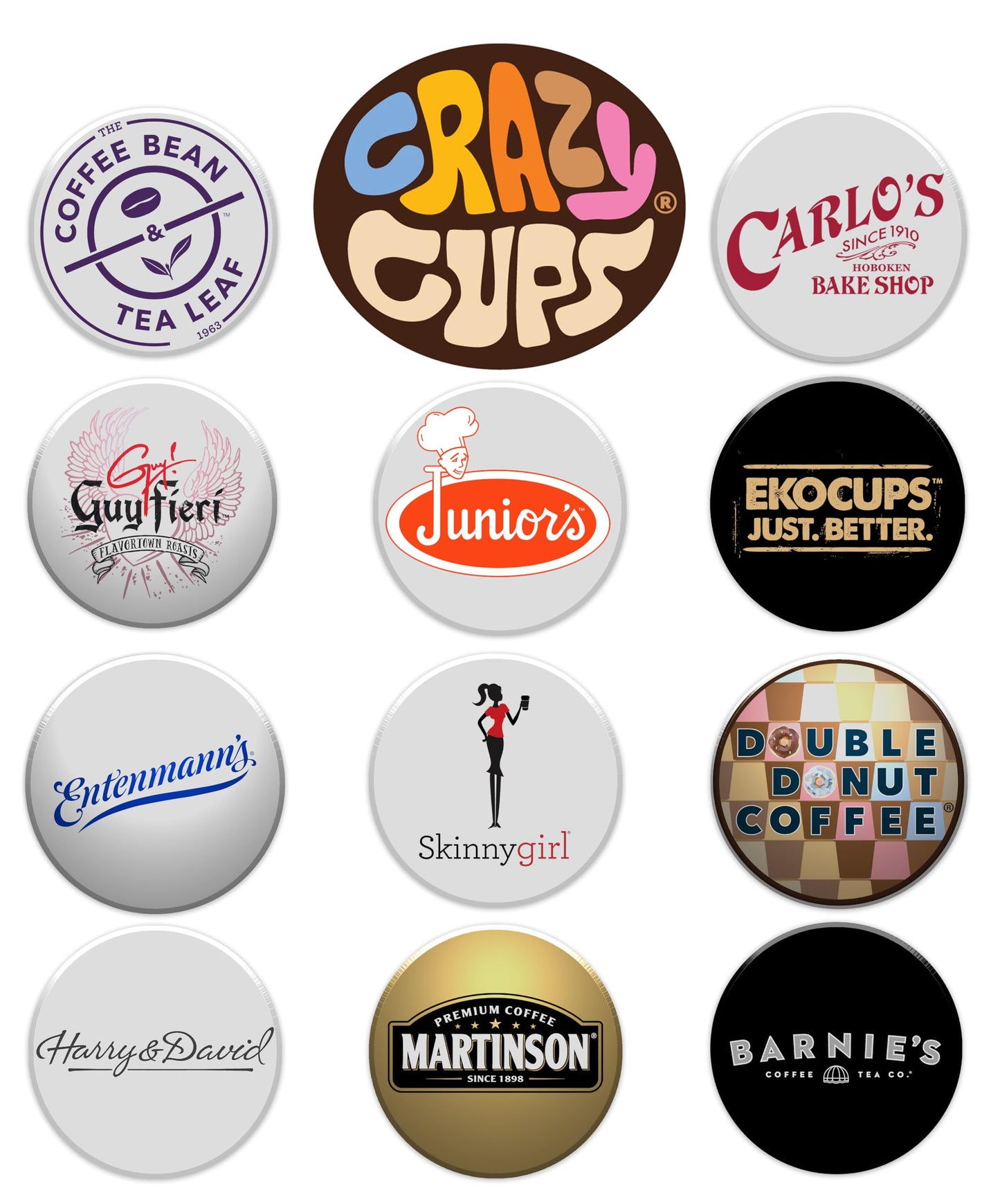 Flavored Coffee Pods Variety Pack for Keurig K Cups Brewers, Assorted Flavored Coffee Sampler, 40 Count