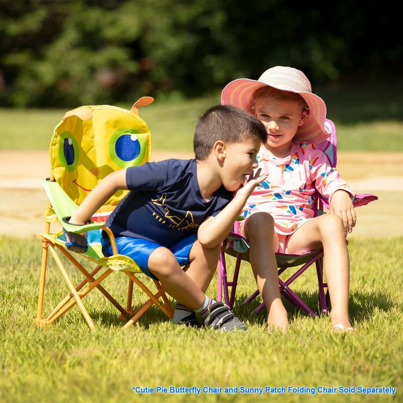 Melissa & Doug Folding Lawn & Camping Chair - Sunny Patch Giddy Buggy Design | Lightweight & Portable
