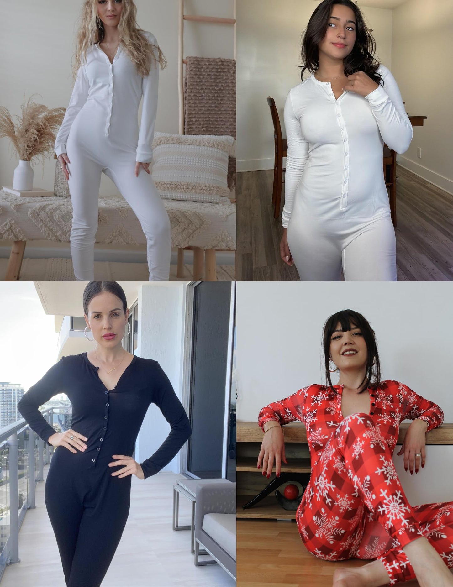 Ekouaer Halloween Onesie Adult Womens Onesie Pajamas Button One Piece Pajama Long Sleeve Sleepwear for Women