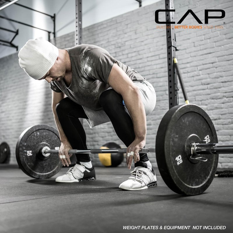CAP 35 LB Olympic Barbell, 7ft Strength Training Weight Bar, Chrome