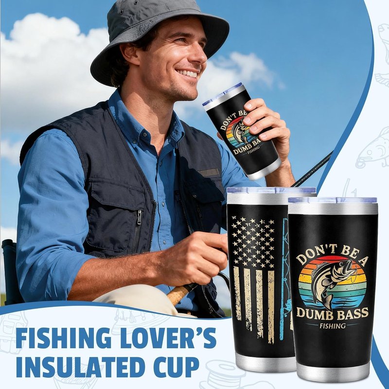 Fishing Gifts for Men | Unique Accessories & Cool Gear for Fishermen - Keychain, Mug, Hat, Socks