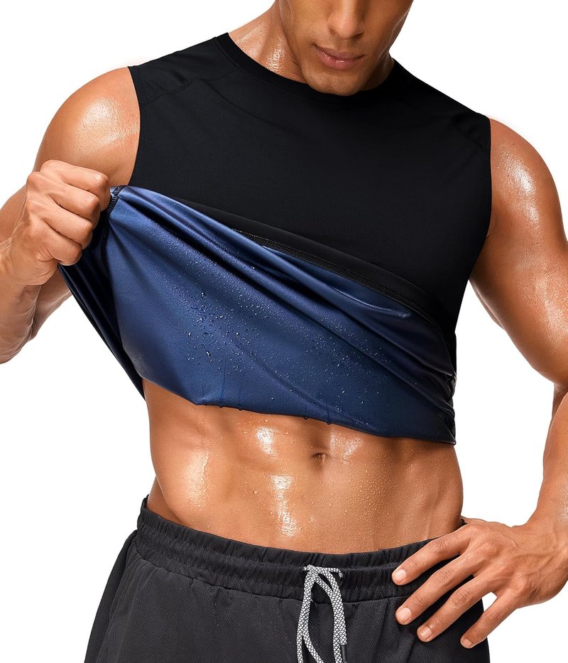 Sauna Suit for Men - Sleeveless Sweat Vest for GYM Workout | Lightweight & Comfortable