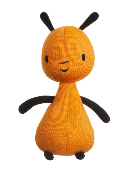 Bing toys, talking Flop teddy bear. Flop makes sounds like he does in the Bing CBeebies TV Show. Perfect toddler toys, Orange