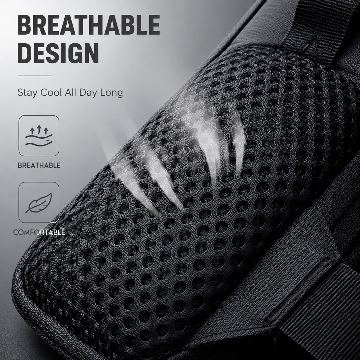 Simptech Mini Crossbody Sling Bag - Water-Resistant Dual Pocket Chest Pack - Lightweight Fanny Pack for Running, Travel & Everyday Workout