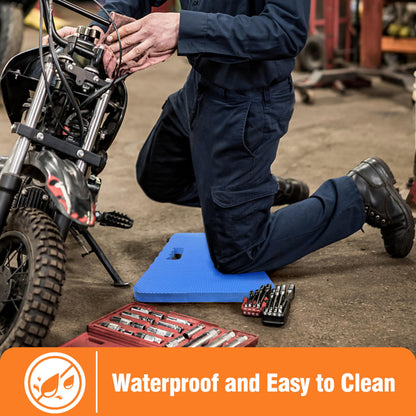 Gardzen 3 Pack Garden Kneeling Pad - for Gardening, Baby Bath, Yoga, Pilates, Exercise, 18"x11"x1", Blue