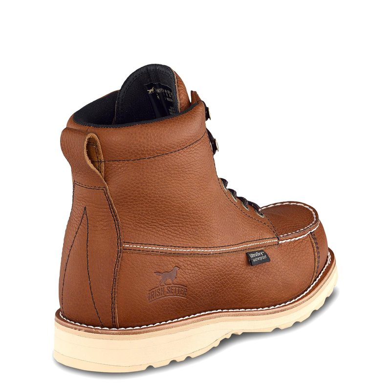 Irish Setter, Wingshooter, Men’s, 7", Waterproof, Hunting Boot, Amber/White, 8 B (Narrow)