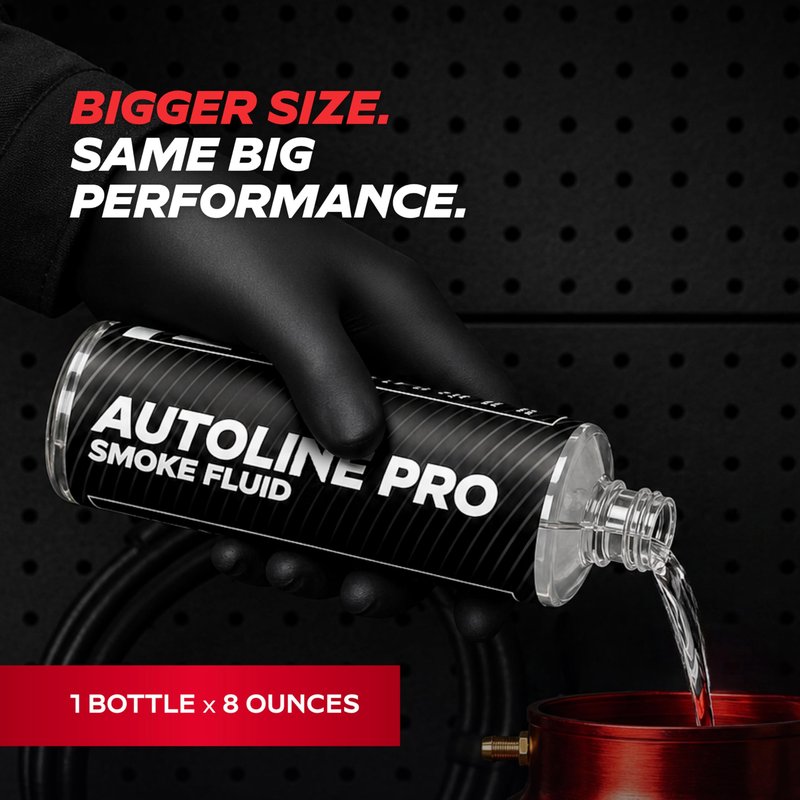 AutoLine Pro Automotive Best Ranked Clean & High-Density Smoke Fluid Solution for Smoke Machines (EVAP, Vacuum, and More) [Not for Ventus]