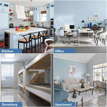 Antarctic Star Mini Compact Refrigerator, 3.2 Cu.Ft. Separate Freezer Double 2-Door Adjustable Removable Shelves for Apartment/Dorm/Office,BLACK