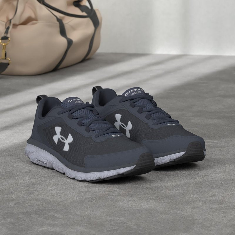 Under Armour Men's Charged Assert 9, Academy Blue/White, 14 US