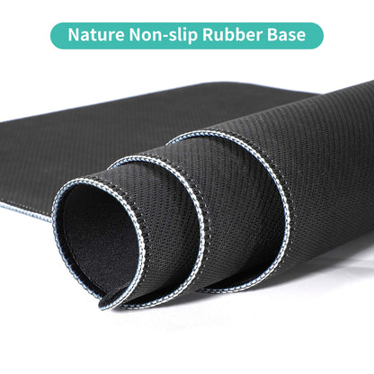 Dynippy Thin Extended Gaming Mouse Pad （31.5 * 11.8 * 0.08 inch） with Stitched Edges Large , Long XXL Keyboard and Mouse pad Desk Mat for Gaming Office & Home - Galaxy Space