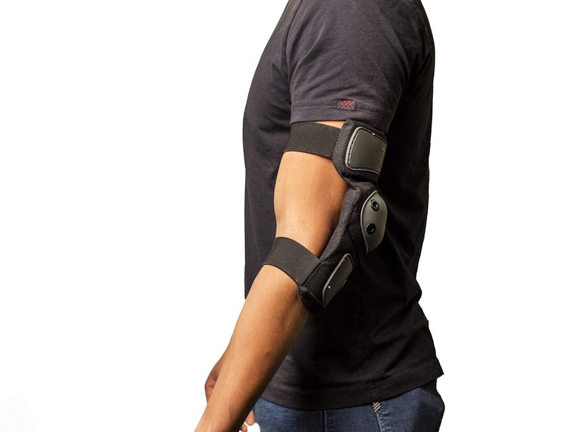 Exo-Guard II Professional Work Elbow Pads Protective Gear for Men Women Flexible Pads with Adjustable Straps Industrial Strength - Heavy Duty Padding Foam Comfortable Protective Cushion by TSE Safety