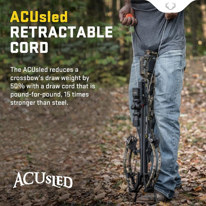 TenPoint ACUsled Crossbow Cocking Device | Portable & Retractable - Reduces Draw Weight by 50%