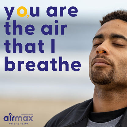 Airmax Nasal Dilator Trial Pack | Anti Snore Device | 76% More Air for Better Breathing & Snoring Relief | Guaranteed Fit (1x Small & 1x Medium)