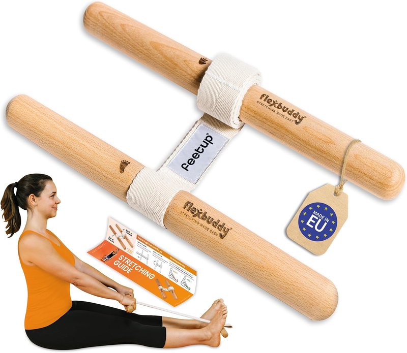 FlexBuddy® Stretching Tool - 2-in-1 Flexibility Trainer for Pain Relief | Compact Mobility Aid for Home & Gym