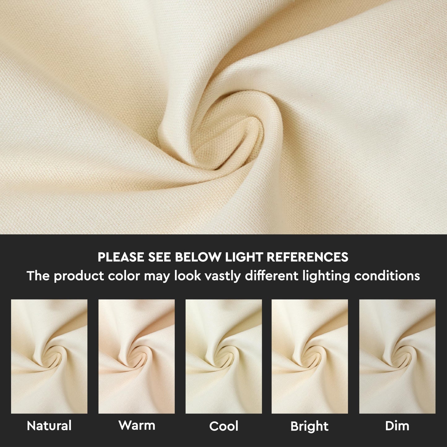 Encasa XO Natural Cloth Napkins Set of 6, 43x43 cm | Cotton Serviettes Napkins | Washable & Reusable Table Napkin for Wedding, Holiday, Halloween Party, Birthday & Everyday Table Décor