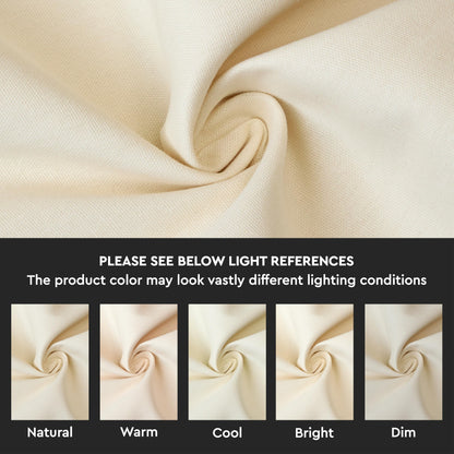 Encasa XO Natural Cloth Napkins Set of 6, 43x43 cm | Cotton Serviettes Napkins | Washable & Reusable Table Napkin for Wedding, Holiday, Halloween Party, Birthday & Everyday Table Décor