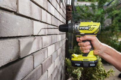 Ryobi R18PD3-0 ONE+ 18V Cordless Compact Percussion Drill (Body Only),Hyper Green