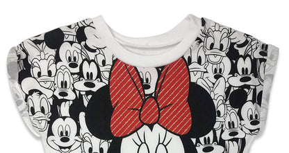 Disney Minnie Mouse Toddler Girls Dress White/Red 2T