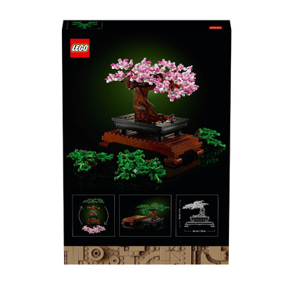 LEGO Botanicals Bonsai Tree - Faux Plant for Adults - Home Décor Set - Gift for Mother's Day with Artificial Cherry Blossom Flowers - DIY Building Projects - Botanical Collection - 10281