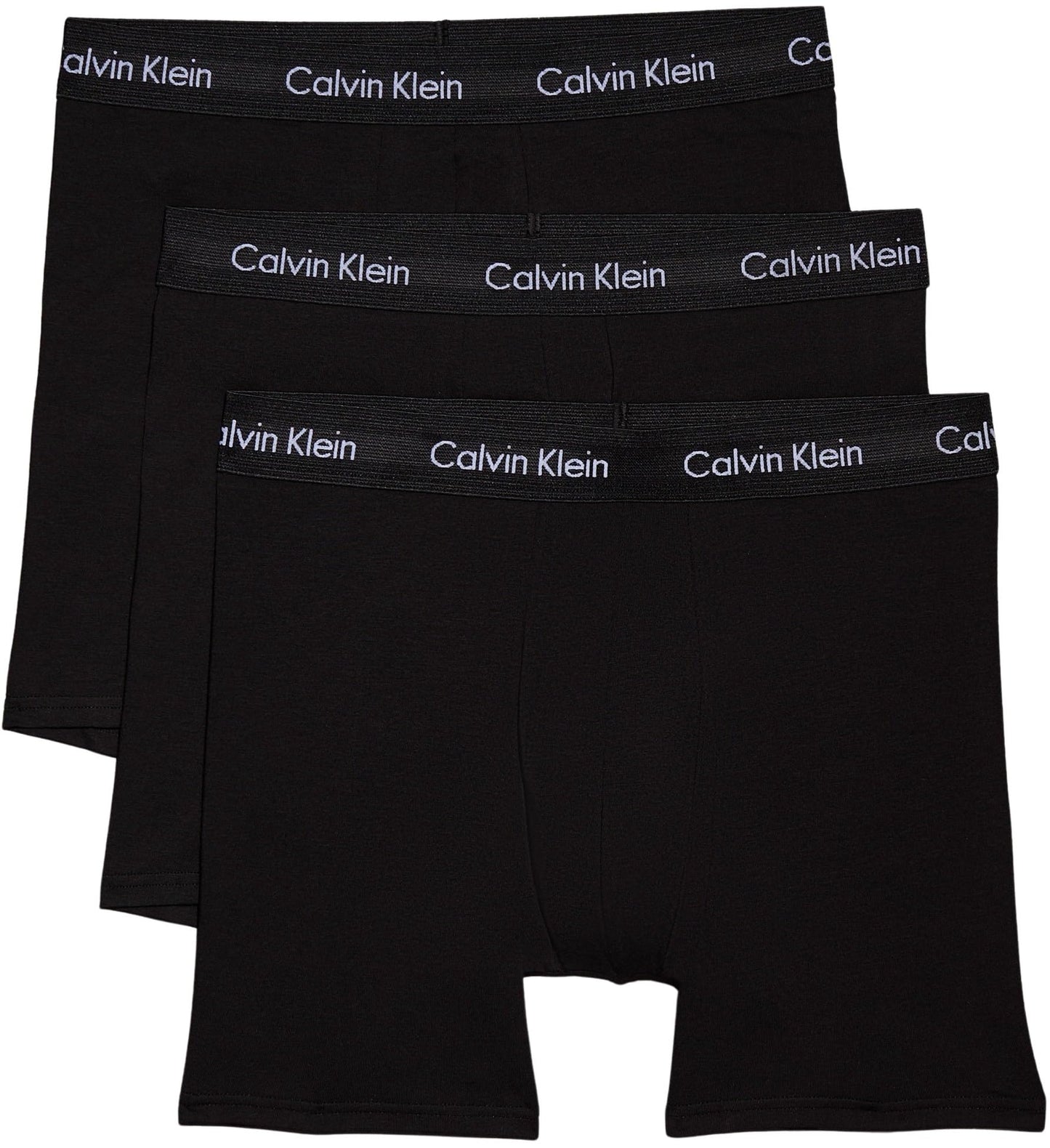 Calvin Klein Men's Boxer Briefs, W/Black, M