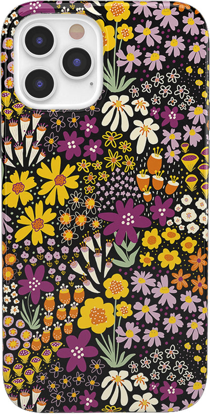 Casely iPhone 12/12 Pro Case | Field of Flowers | Pastel Floral | Classic Ultra Slim Design