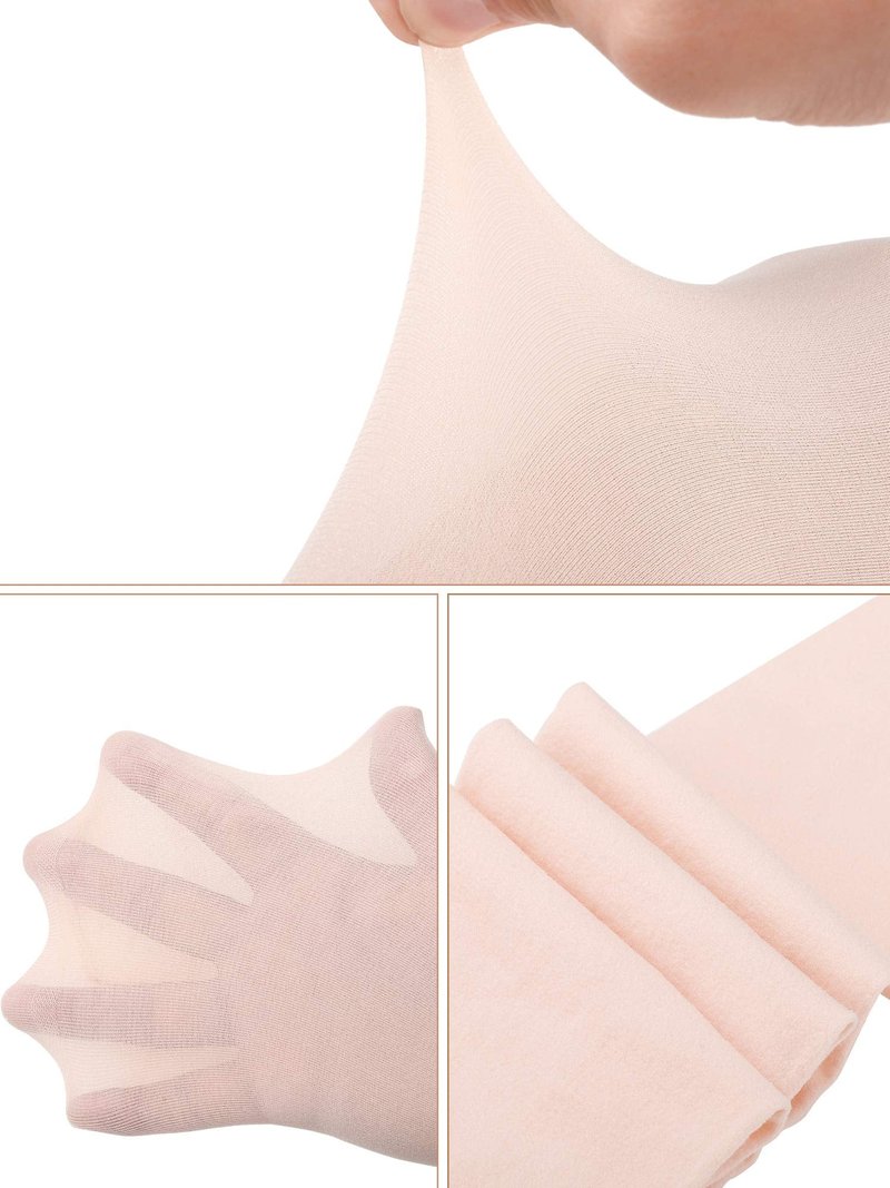 Syhood 6 Pairs Girls Ballet Tights Soft Toddler Footed Dance Tights for Toddler/Little Kid/Big Kid Gymnastics School Practice(Nude, White,Black,4-6 Years)