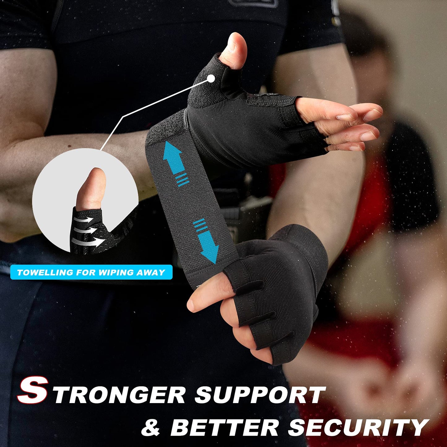 ZEROFIRE Workout Gloves for Women Men - Weight Lifting Gloves with Full Palm Protection & Extra Grip for Women Gym, Weightlifting, Weight Lift, Rowing, Exercise, Sport, Cycling