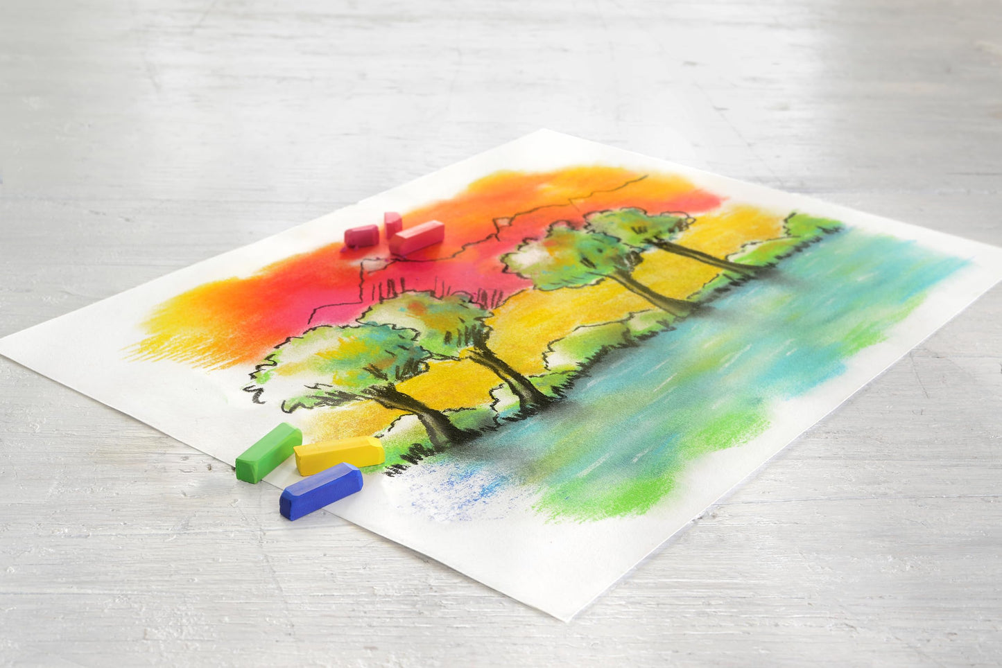 Faber-Castell Creative Studio Soft Pastels Mini, Multicoloured, Cardboard Wallet Of 72, For Art, Craft, Drawing, Sketching, Home, School, University, Colouring