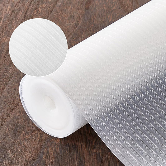 17.5" X 120" Refrigerator Liners Shelf Liner, Fridge Liners Non Slip Washable, Drawer Liners Non Adhesive Waterproof, Durable Fridge Mats for Glass Shelves, Cupboard, Pantry, Clear