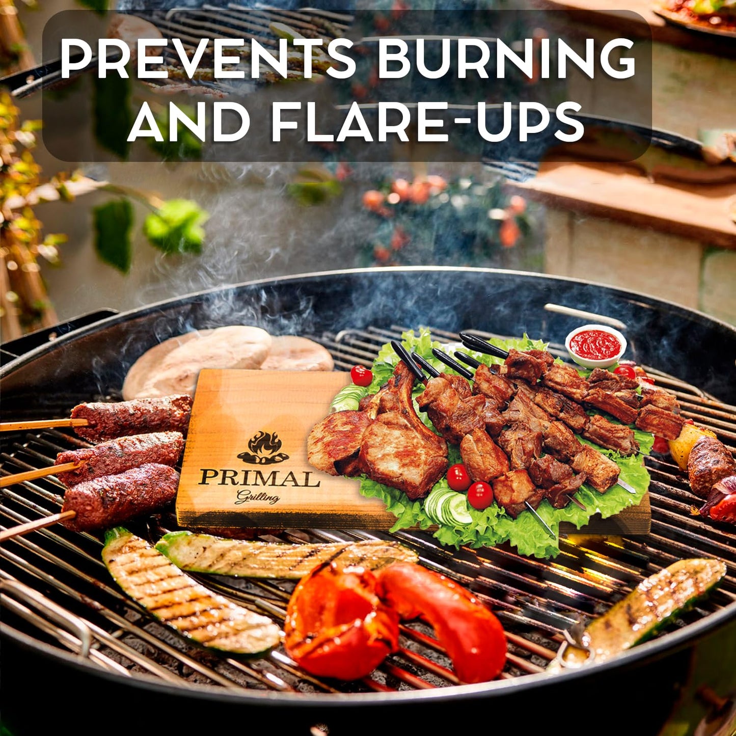 Primal Grilling Premium Cedar Planks - Cedar Planks for Grilling Salmon - Thicker Design for Moister - Natural Wood Planks for Grilling - (5 Pack)