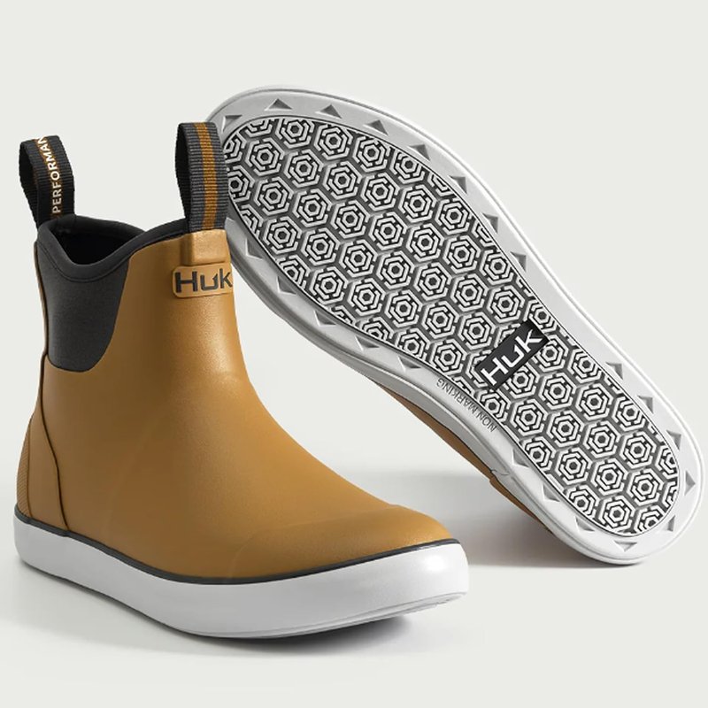 HUK Men's Rogue Wave Fishing Shoes - High-Performance Deck Boots for Comfort & Durability