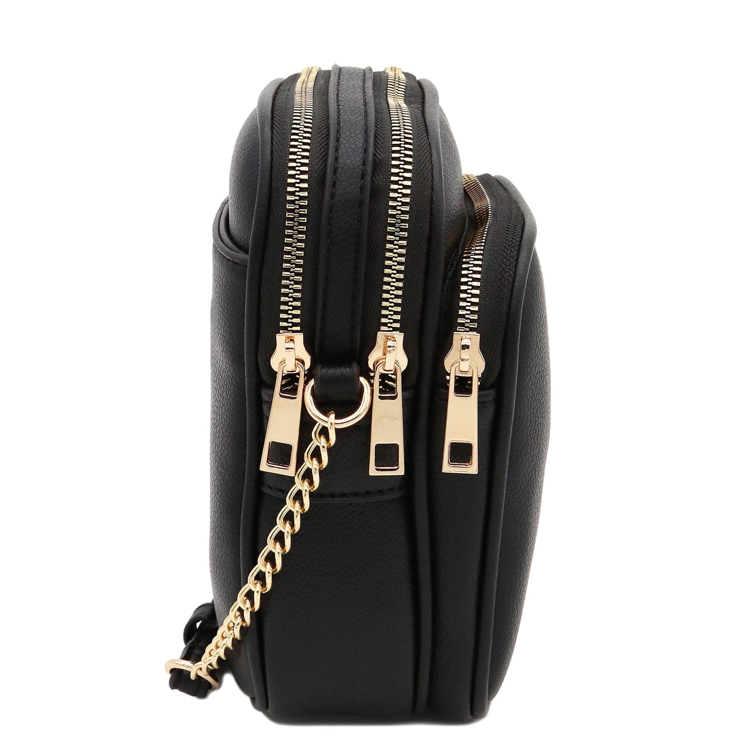 FashionPuzzle Multi Pocket Casual Crossbody Bag