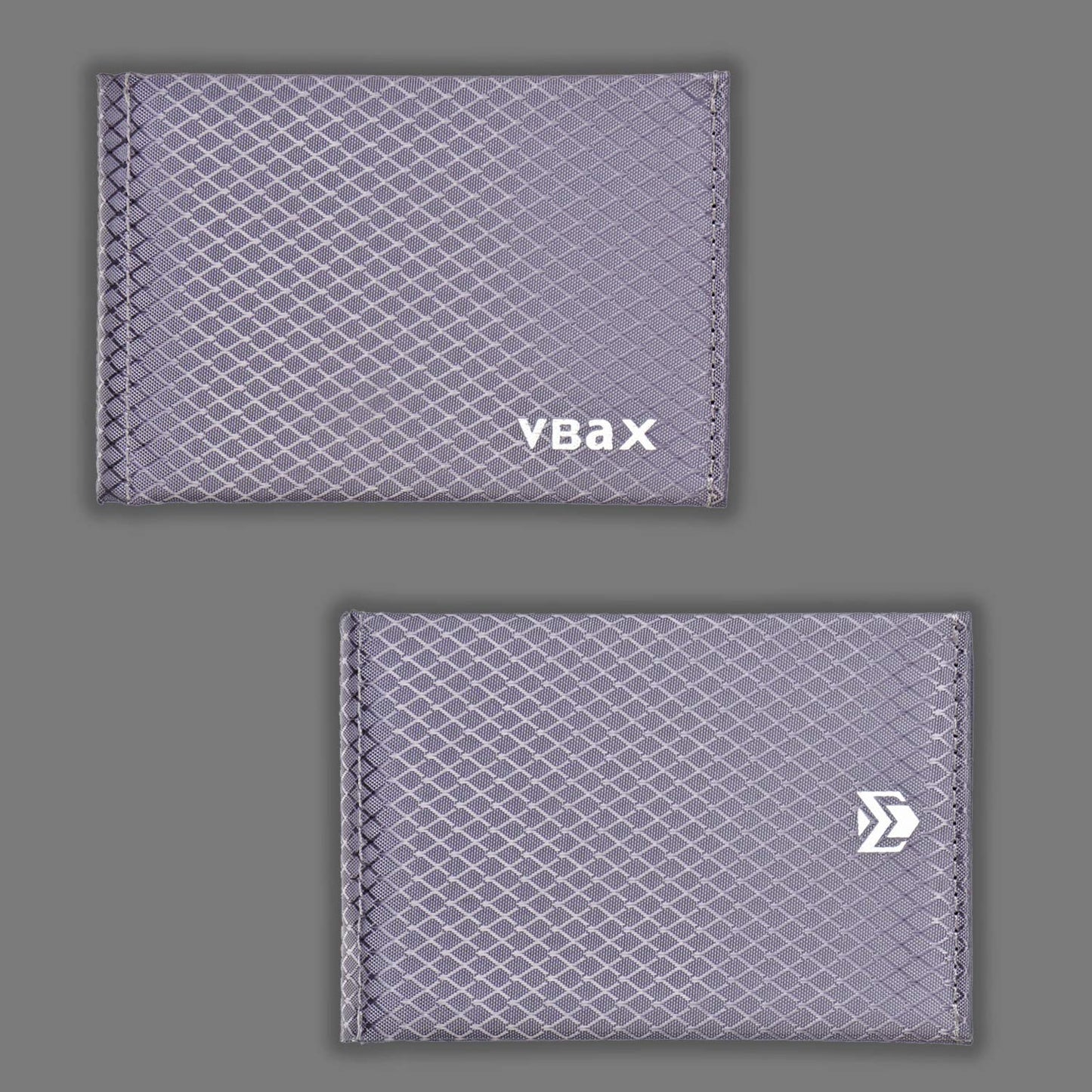 VBAX Microfiber Waterproof RFID Slim Bifold Wallet for Men - Minimalist Front Pocket Card Holder Holds up to 10 Cards and Cash, Grey